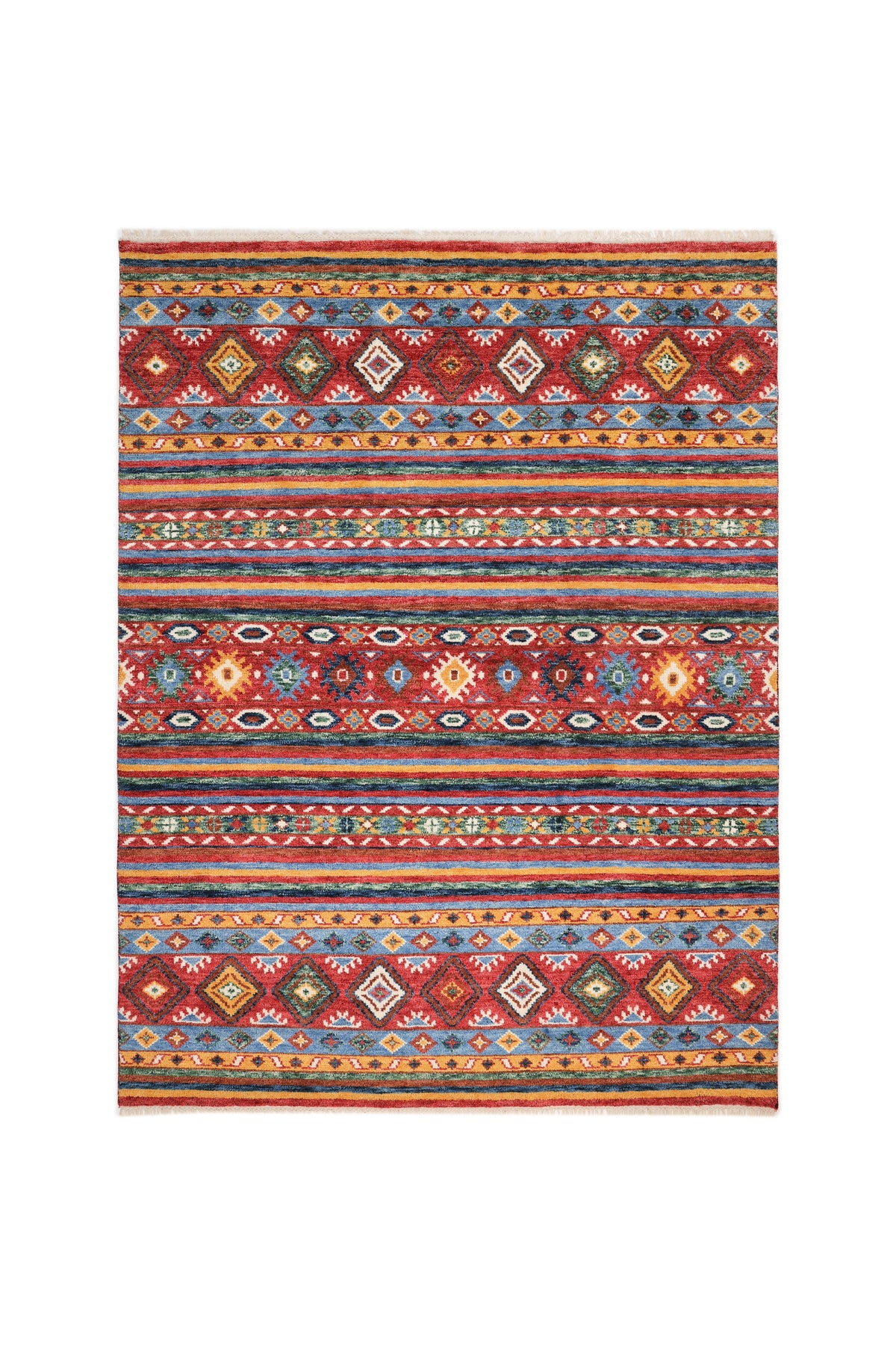 Renfrew, Handmade Area Rug - 3' 0'' X 5' 0'' Red