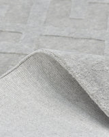 Arlo (indoor/outdoor) Hand-Loomed Contemporary Solid Light Gray Area Rug Light Gray