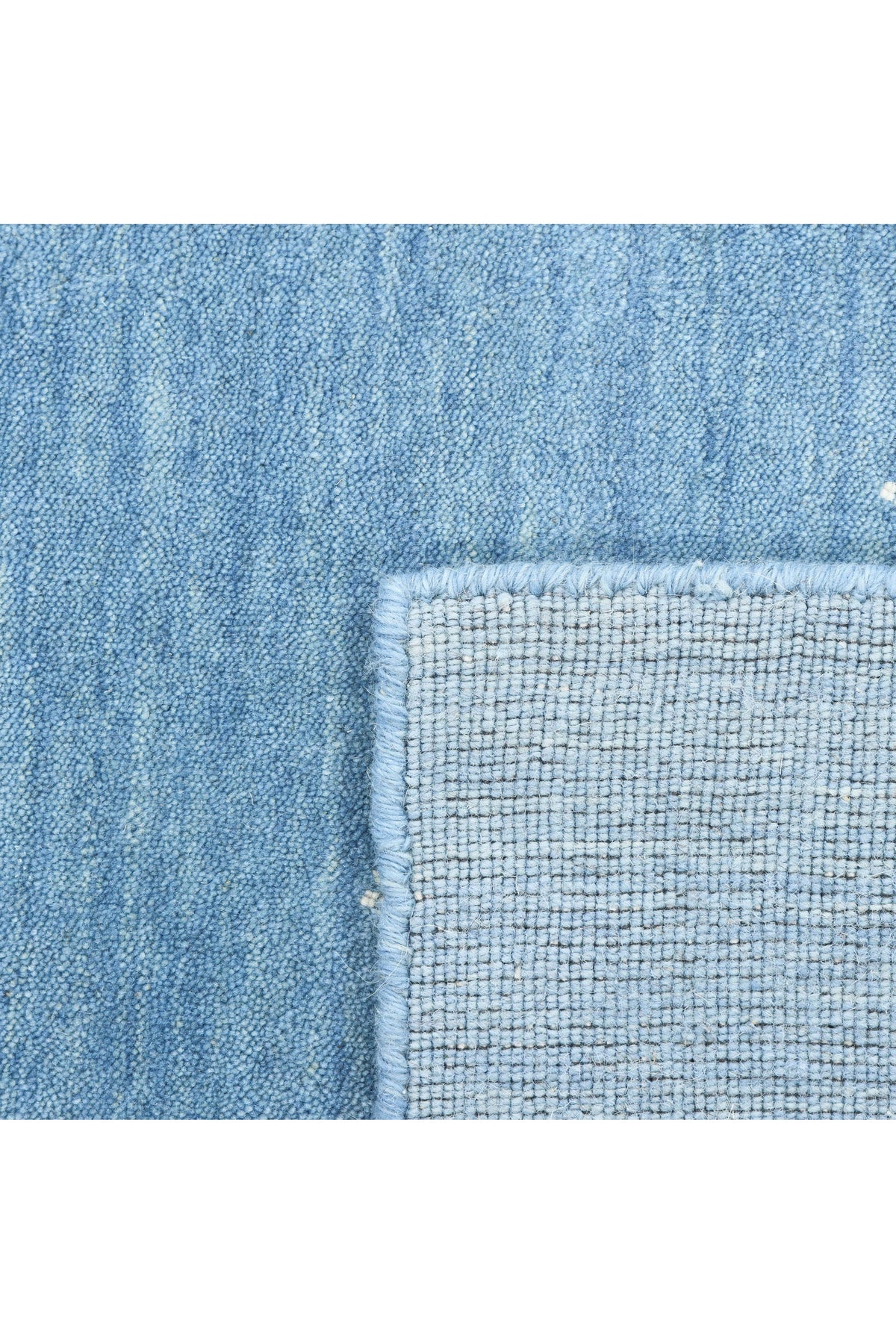 Simi Wool Hand -loomed Bohemian Area Rug Blue