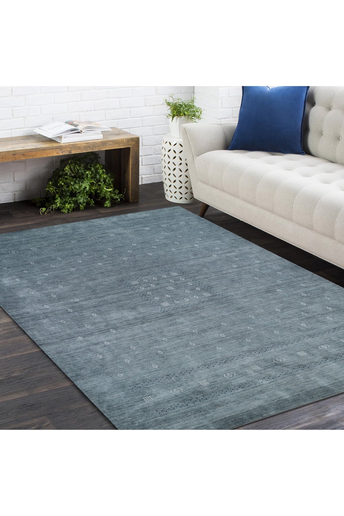 Simi, Handmade Area Rug - 3' 0" X 5' 0" Gray