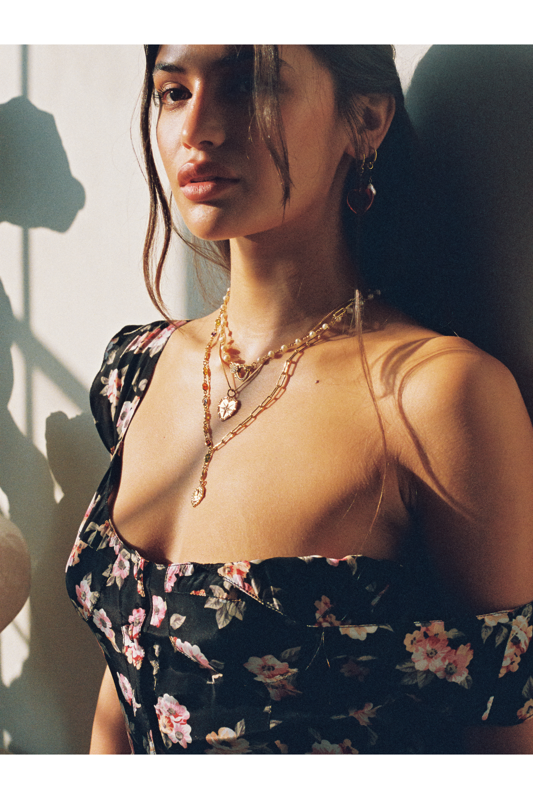 The Elisabeth Romper Dress - '90s Rose Print