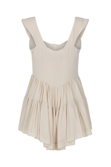 The Elisabeth Romper Dress - Ivory