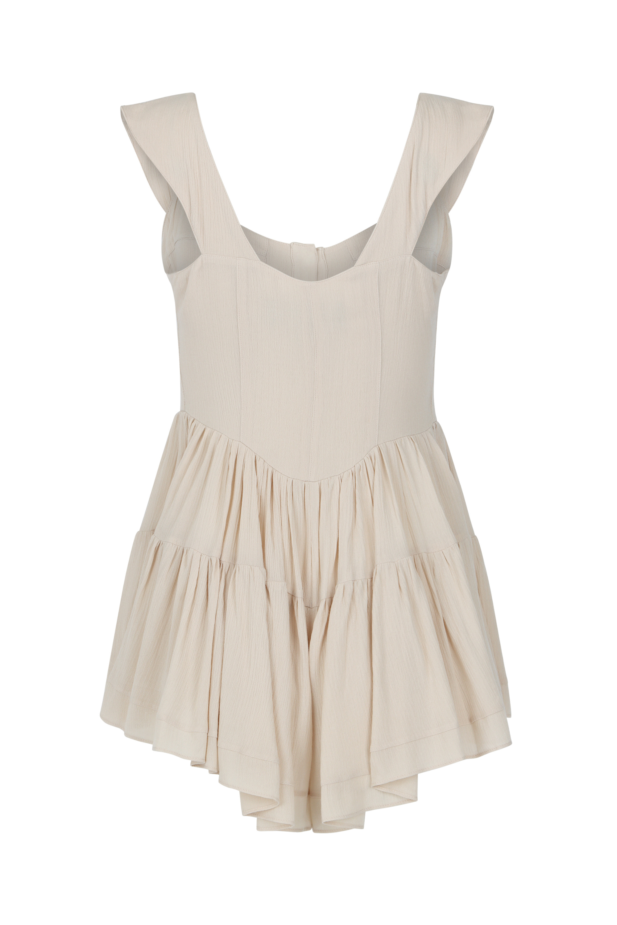 The Elisabeth Romper Dress - Ivory