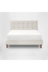 Bed Frame With Headboard (grid Tufted)