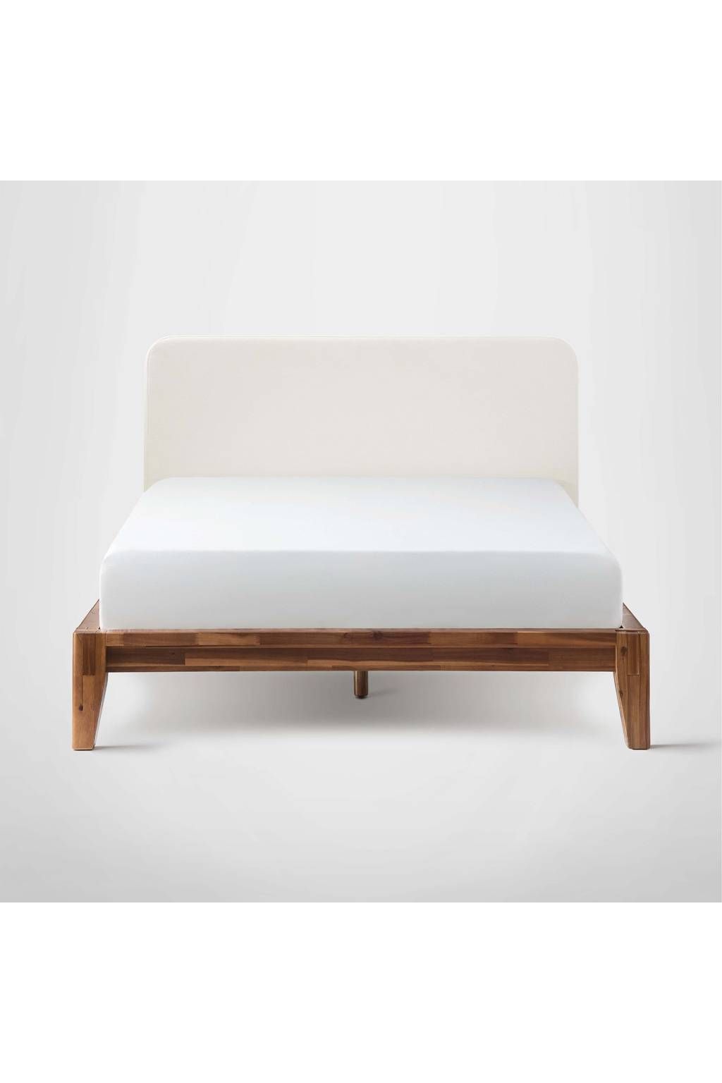 Wooden Bed Frame Upholstered