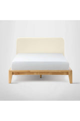 Wooden Bed Frame Upholstered