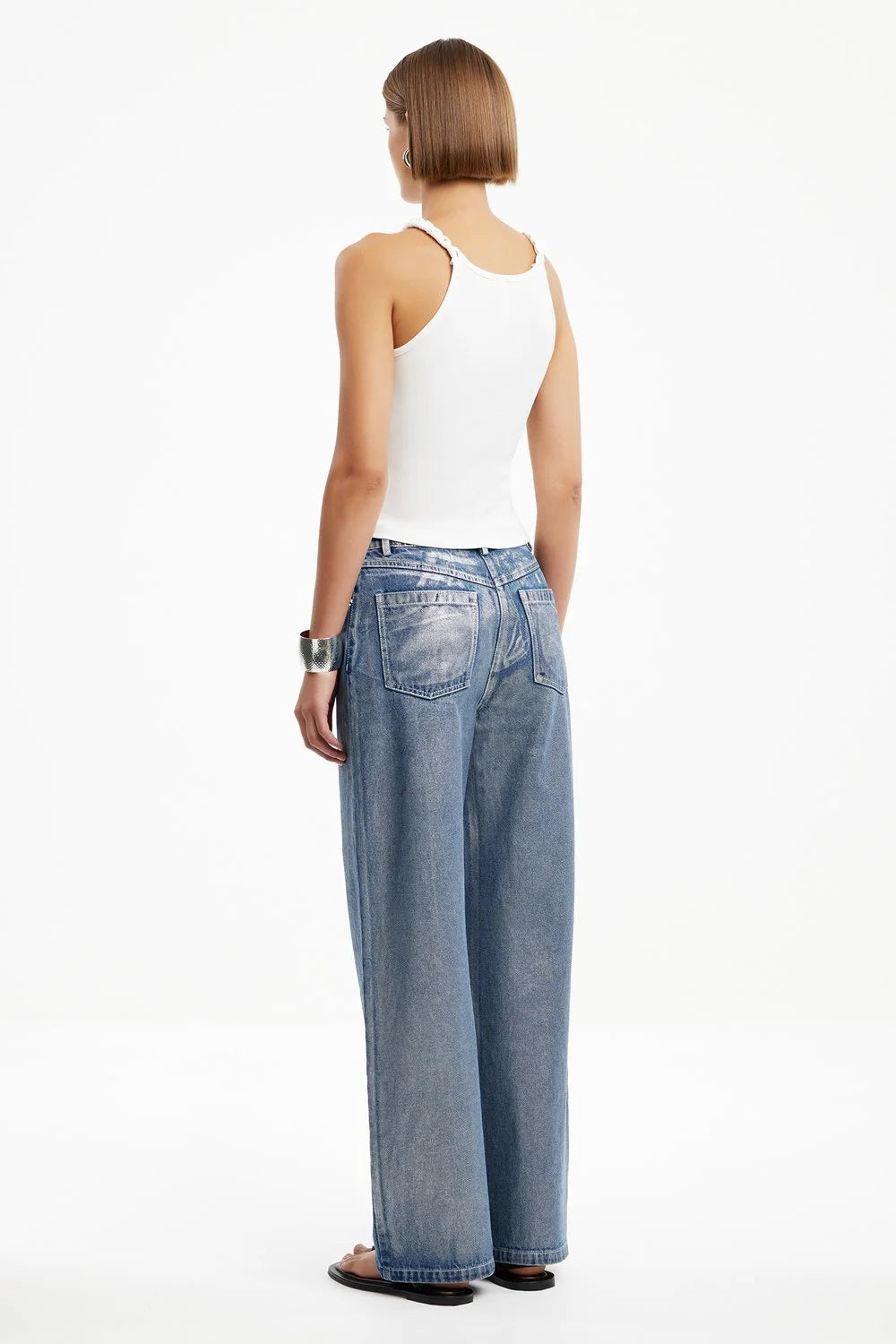 Significant Other Sabrina Metallic Jean