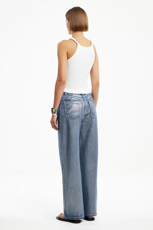 Significant Other Sabrina Metallic Jean
