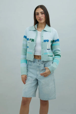 House of Sunny Sundown Denim Shorts
