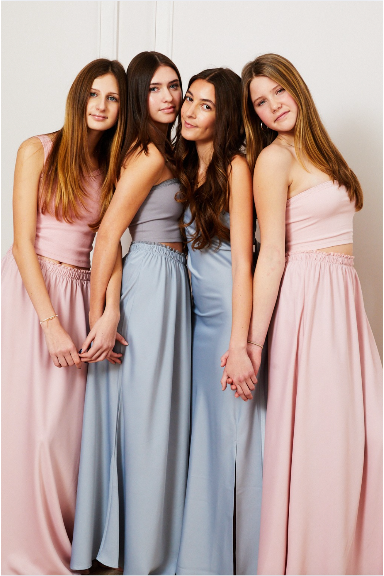 Joey Satin Maxi - Ballet Pink