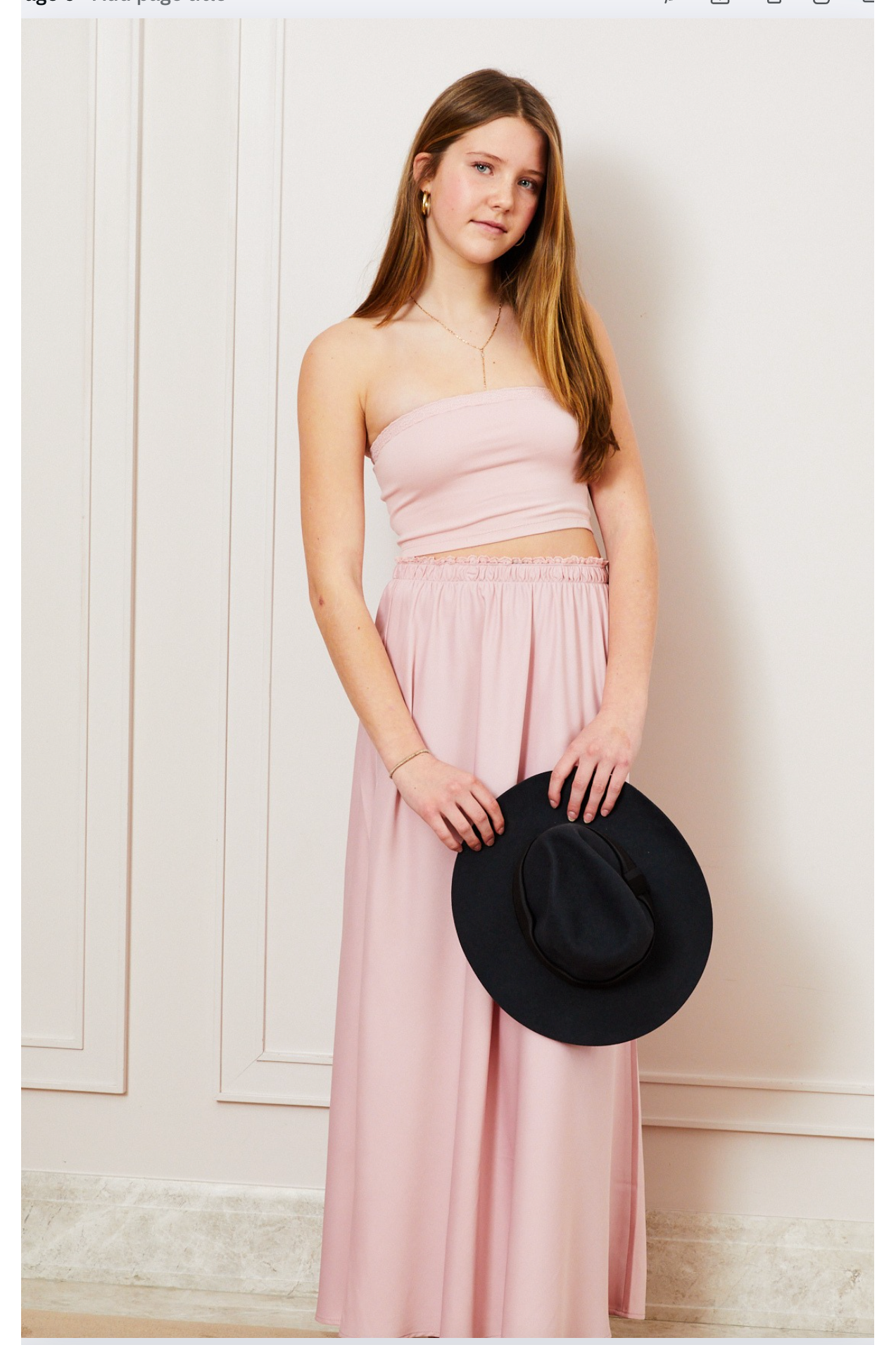 Joey Satin Maxi - Ballet Pink