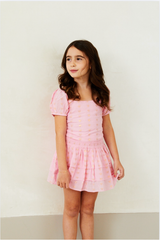 Gemma Lurex Heart Mini - Pink