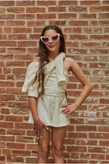 Alexa Champagne Tube Top