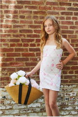 Stevie Vintage Romantic Rose Tube Dress