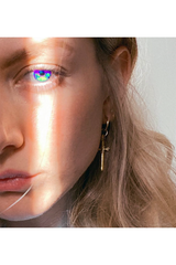 The Alexandra Hoop Earrings - Gold