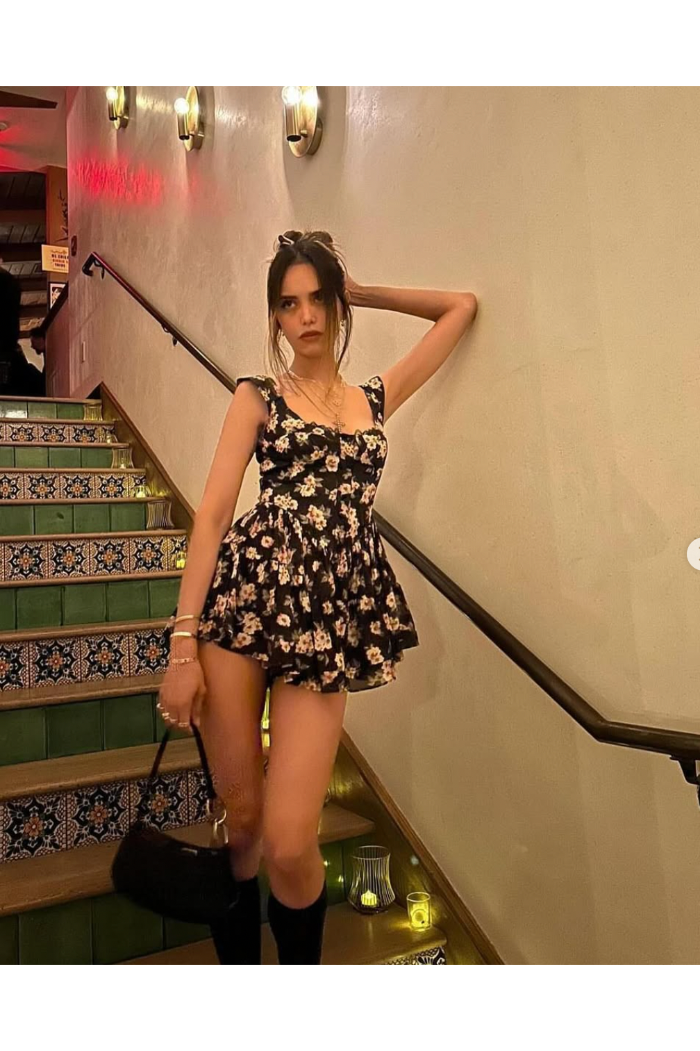 The Elisabeth Romper Dress - '90s Rose Print