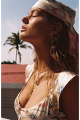 The Iconic Vintage Jewelry Scarf Print Elisabeth Romper