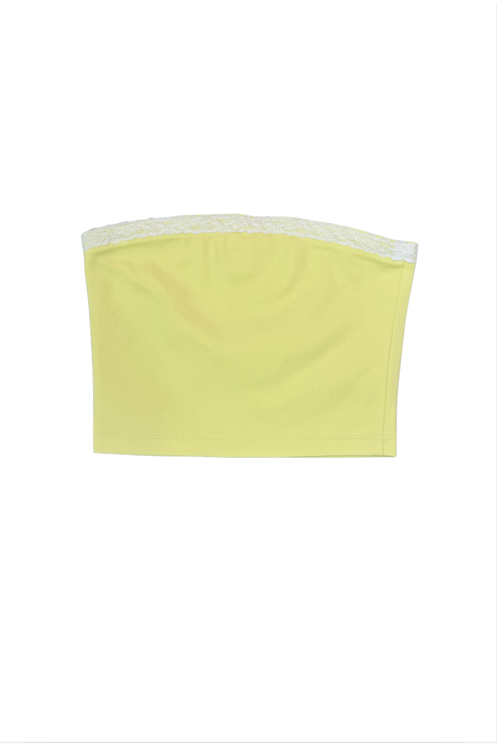 Alexa Pastel Yellow Tube Top