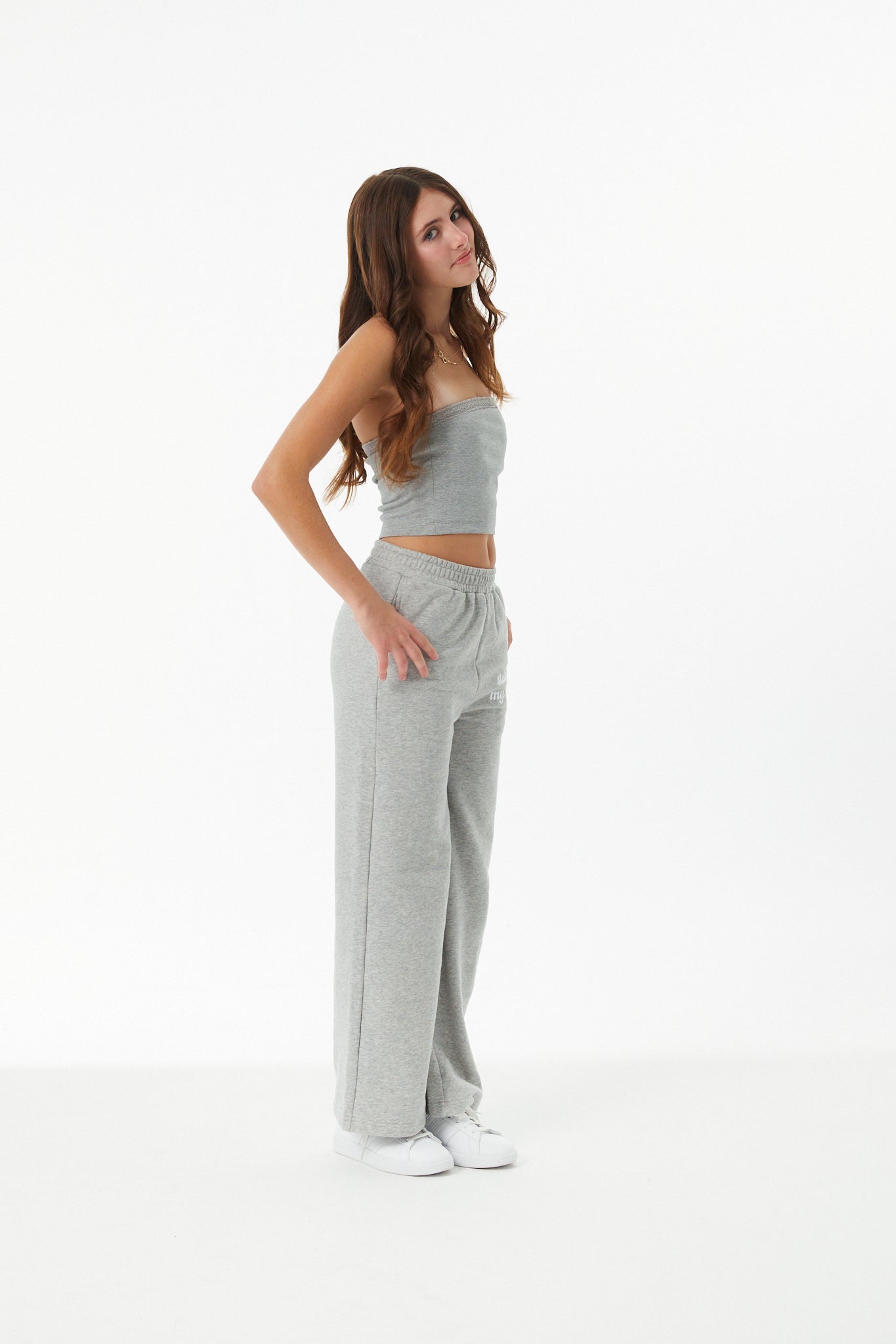 Alexa Grey Tube Top