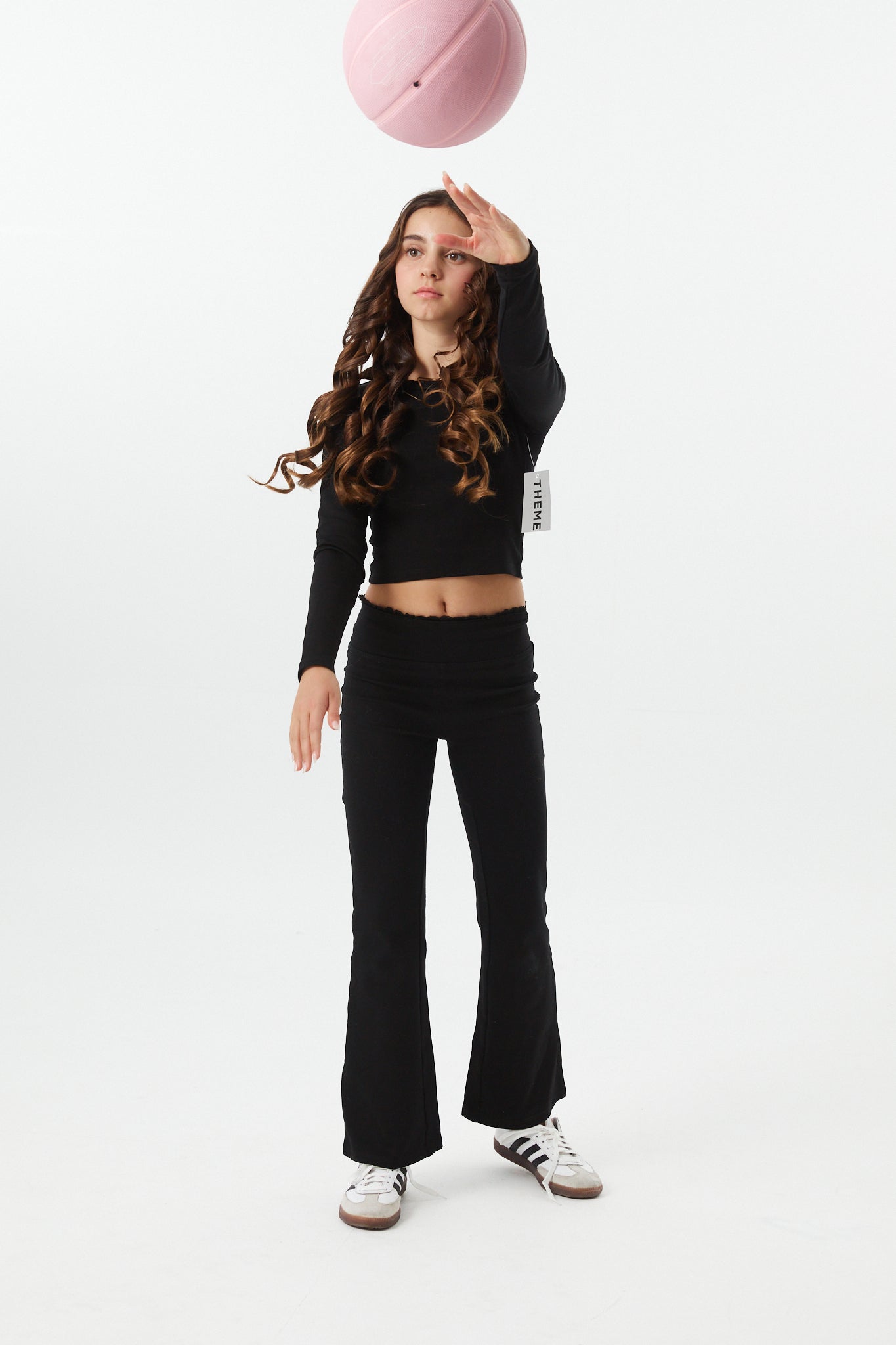 Mae Black Legging Flare