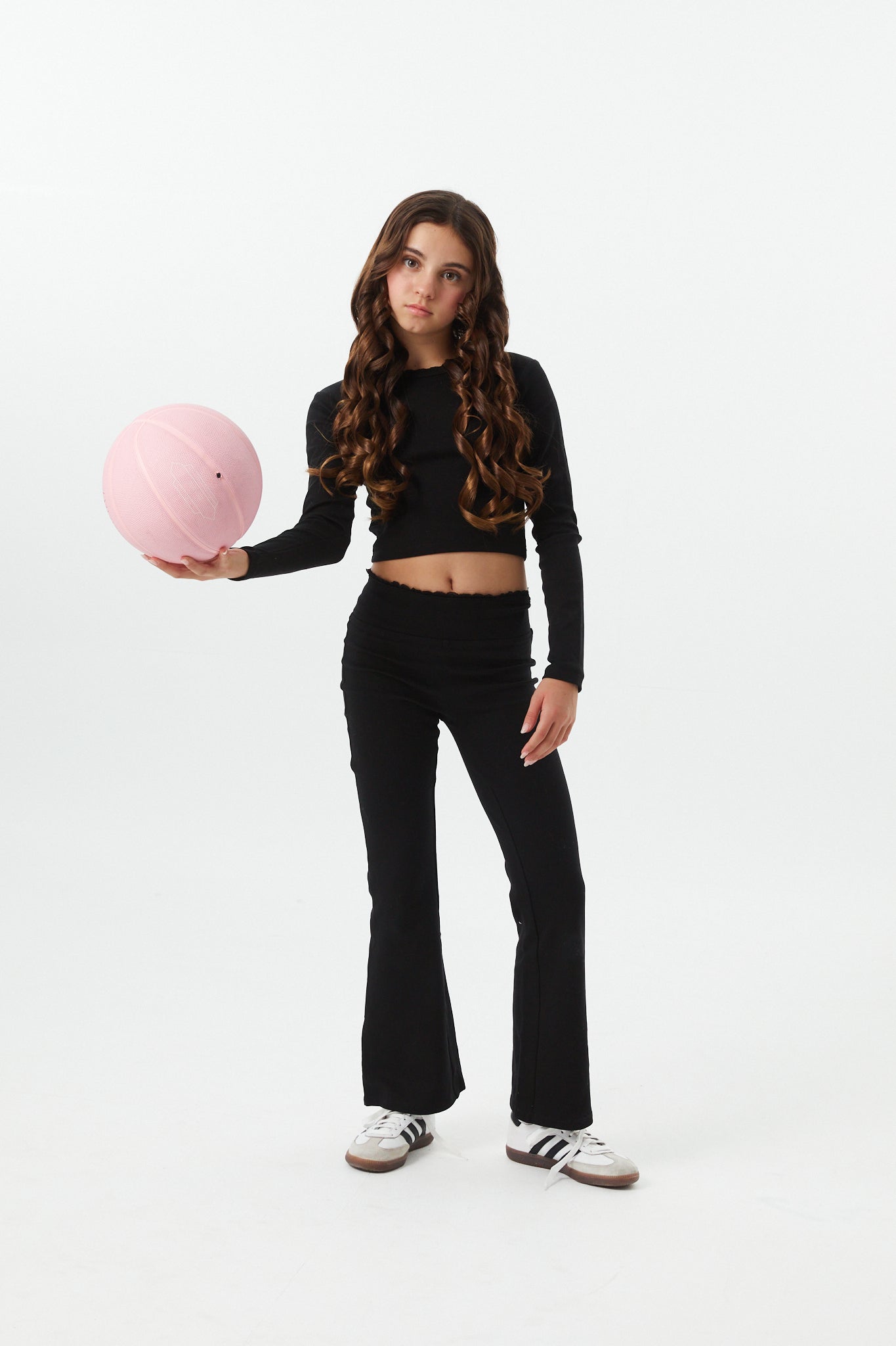 Mae Black Legging Flare
