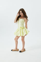 Bailey Pastel Yellow Taffeta Ballet Dress