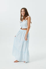 Bella Pastel Blue Heart Maxi