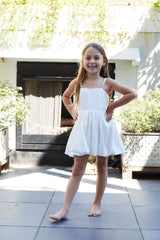 Bailey White Rose Satin Ballet Dress