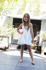 Bailey White Rose Satin Ballet Dress