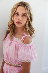 Shay Pink Heart Top