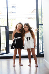 Bailey White Rose Satin Ballet Dress