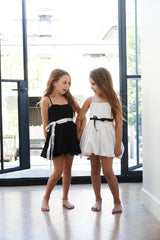 Bailey White Rose Satin Ballet Dress