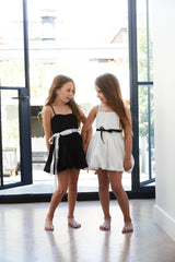 Bailey White Rose Satin Ballet Dress
