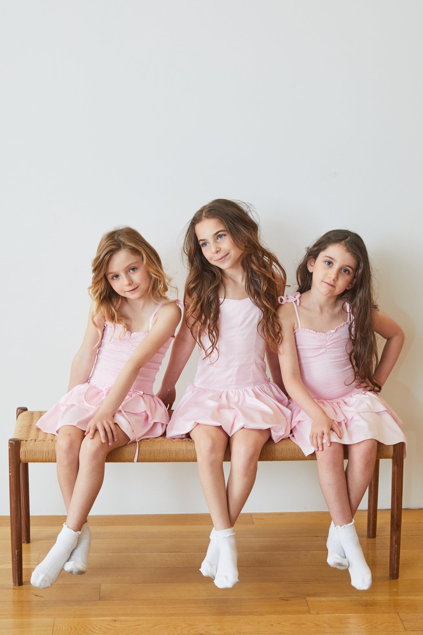 Bailey Pastel Pink Satin Ballet Dress