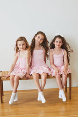 Bailey Pastel Pink Satin Ballet Dress