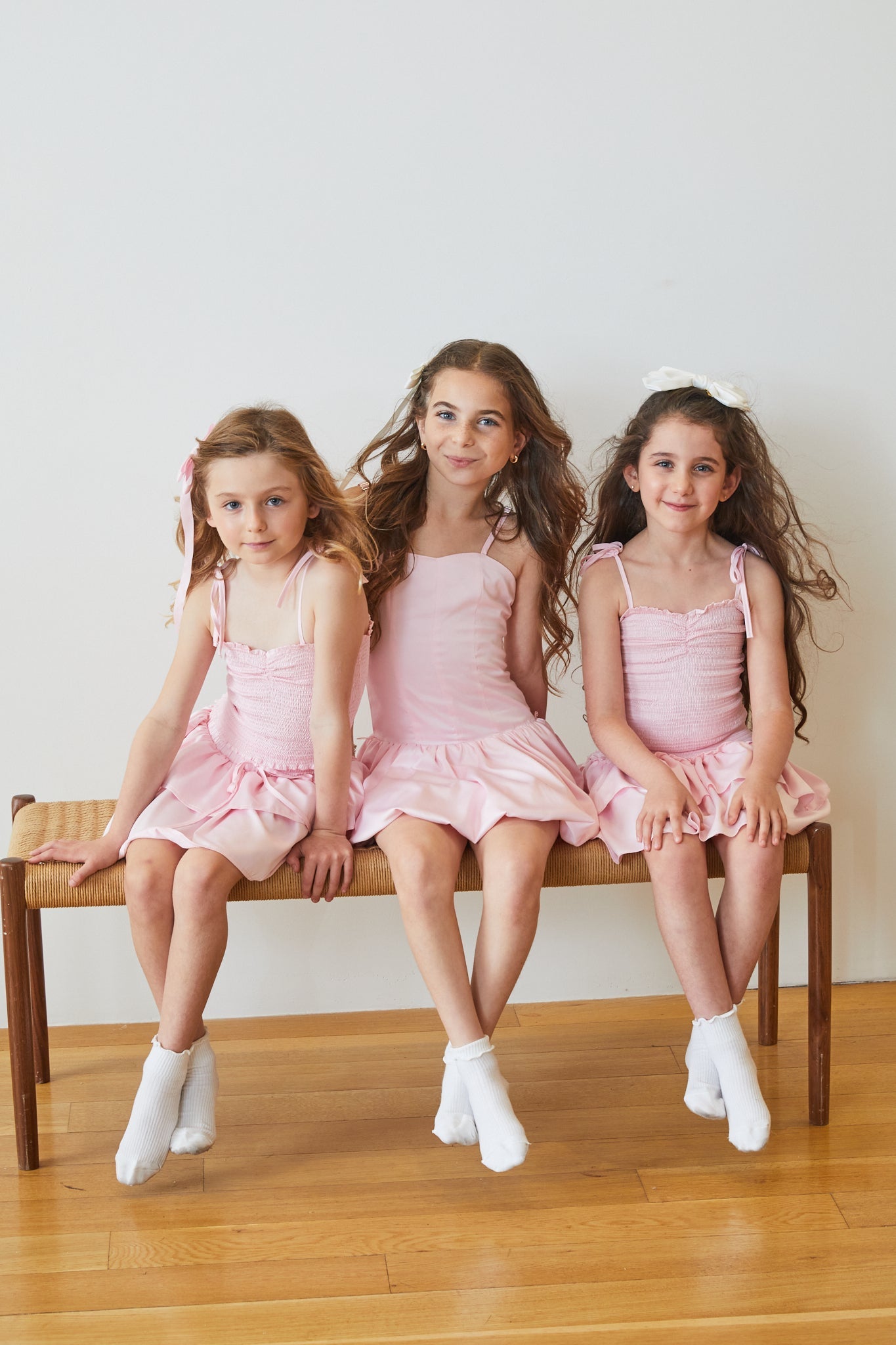 Bailey Pastel Pink Satin Ballet Dress