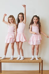Bailey Pastel Pink Satin Ballet Dress