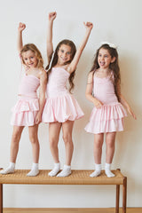 Bailey Pastel Pink Satin Ballet Dress