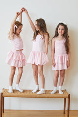 Bailey Pastel Pink Satin Ballet Dress