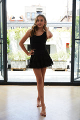 Harlow Black Heart Cut Out Tank