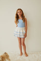 Stella Robins Egg Blue Ribbed Tank