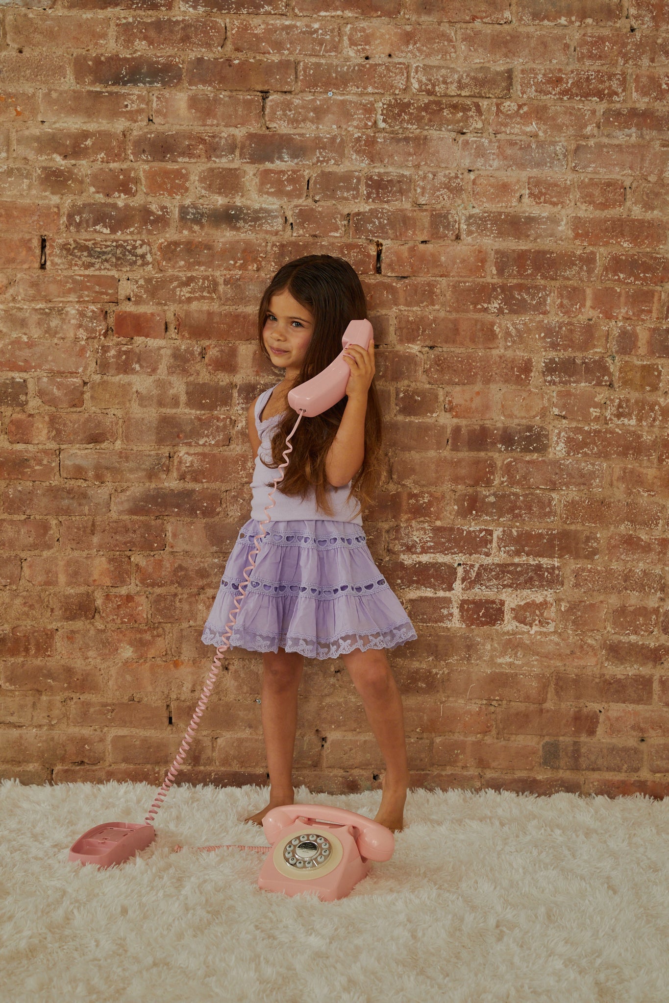 Harlow Pastel Lavender Heart Cut Out Tank