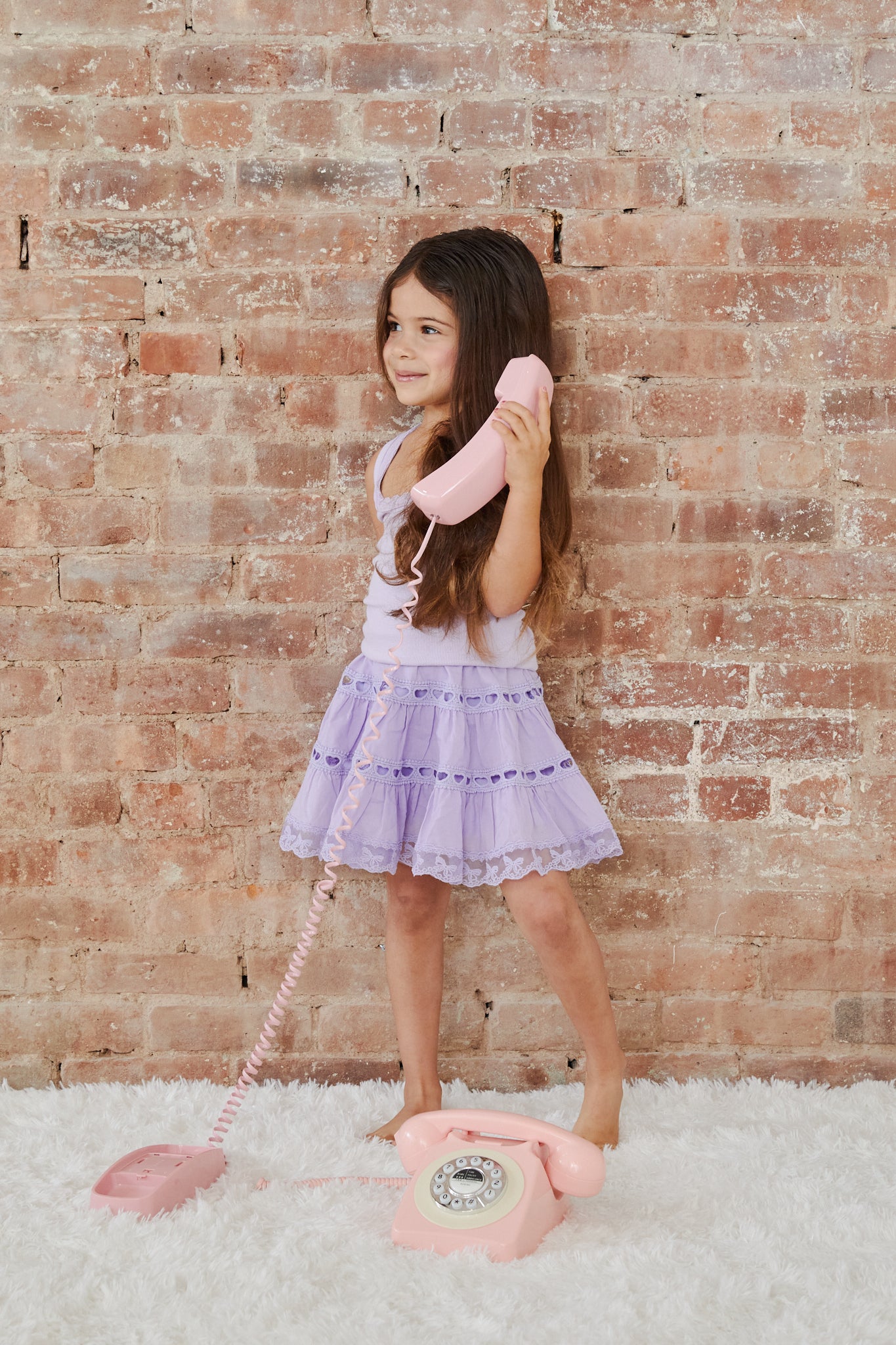 Sofia Lavender Mini Skirt