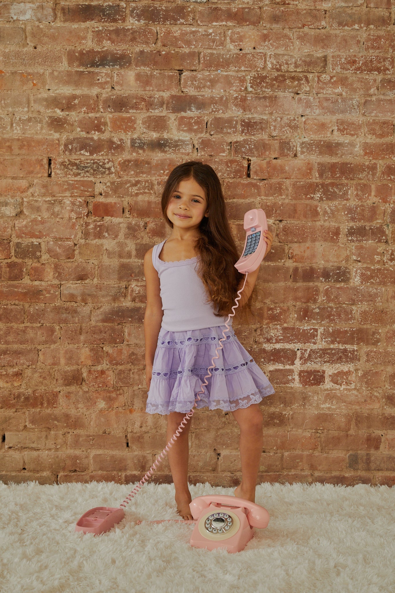 Sofia Lavender Mini Skirt