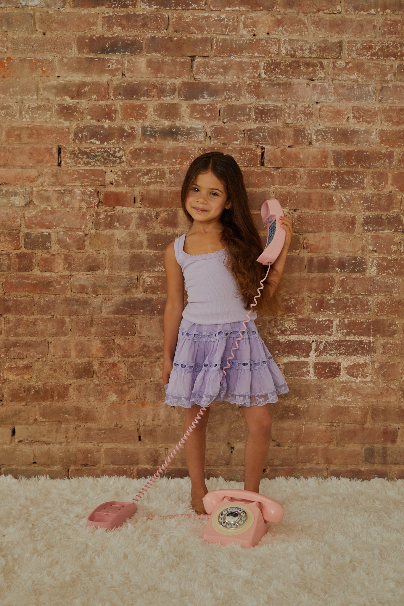 Sofia Lavender Mini Skirt