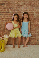 Sofia Pastel Yellow Mini Skirt