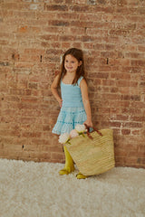 Harlow Pastel Blue Heart Cut Out Tank