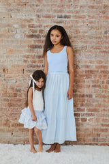 Bella Pastel Blue Heart Maxi