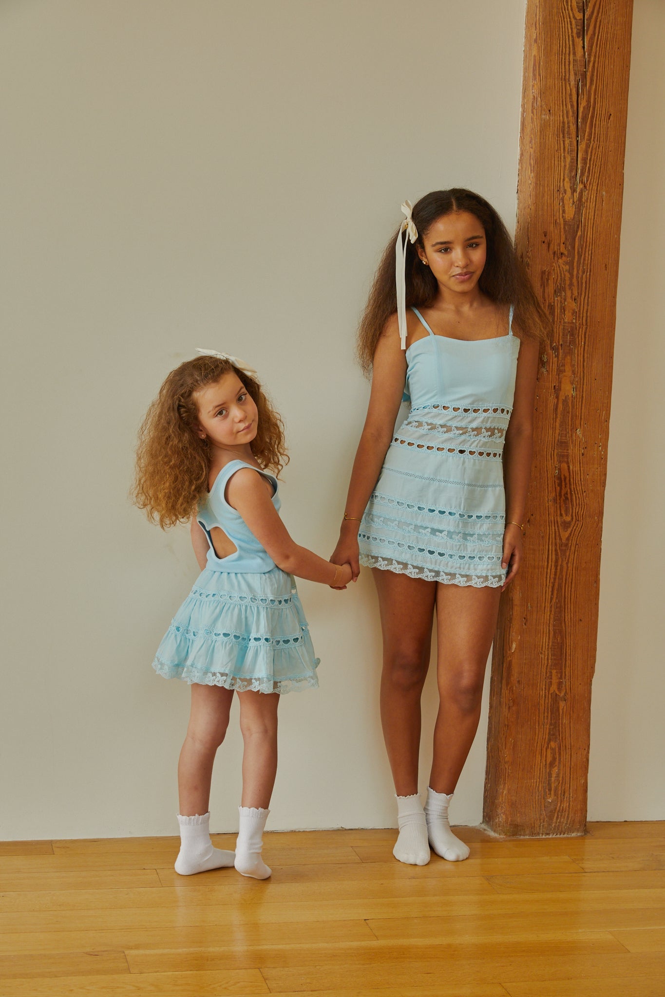 Sofia Pastel Blue Mini Skirt