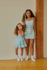 Sofia Pastel Blue Mini Skirt